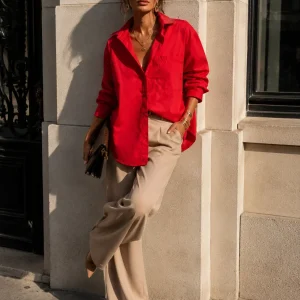 CHARM BLOUSE - RED